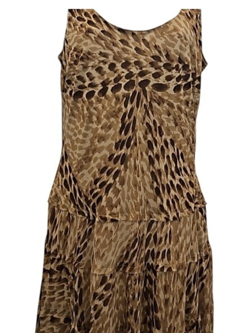 Jones Wear Dress Maxi Length Chiffon Style - Picture 4 of 10